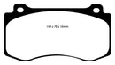 EBC 05-10 Chrysler 300C 6.1 SRT8 Yellowstuff Front Brake Pads (Excl 6 Piston Calipers)-1