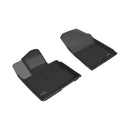 3D MAXpider 2023 Kia Sportage Hybrid Kagu 1st Row Floormat - Black-1