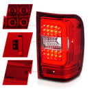 ANZO 2001-2011 Ford  Ranger LED Tail Lights w/ Light Bar Chrome Housing Red/Clear Lens-2