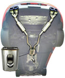 Injen 10-13 Hyundai Genesis Coupe 2.0L(t) 4cyl SS Exhaust w/ 76mm Y-Pipe Resonator/Molded SS Flanges-4