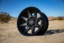ICON Rebound 17x8.5 6x5.5 0mm Offset 4.75in BS 106.1mm Bore Double Black Wheel-3