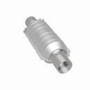 MagnaFlow Univ Cat Conv 2in Inlet/Outlet Ctr/Ctr Round 11in Body L x 5.125in W x 15in Overall L-5