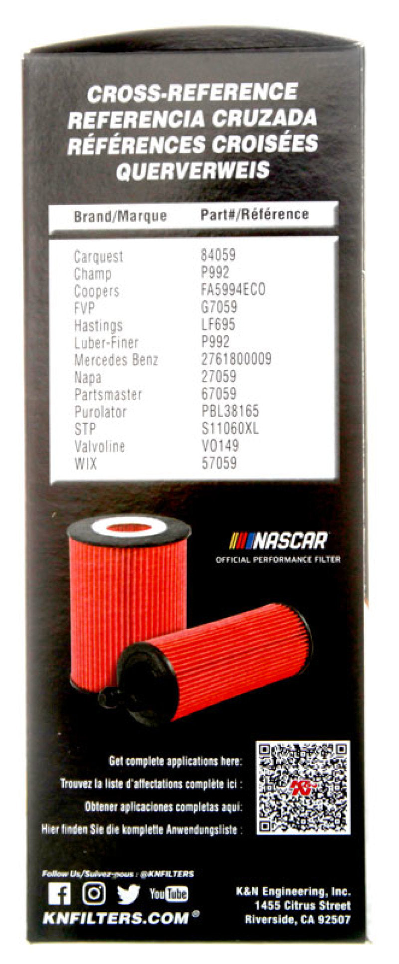 K&N 2020 Mercedes-Benz C43 AMG Oil Filter - 0