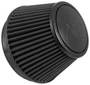 K&N Universal Rubber Filter Round Tapered 6in Flange ID x 7.5in Base OD x 5.25in Top OD x 6.75in H-1