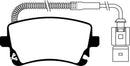 EBC 09-11 Audi A6 Quattro 3.0 Supercharged Yellowstuff Rear Brake Pads-1