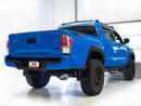 AWE Tuning 16-22 Toyota Tacoma 0FG Cat-Back Exhaust w/ BashGuard - Dual Diamond Black Tips-14