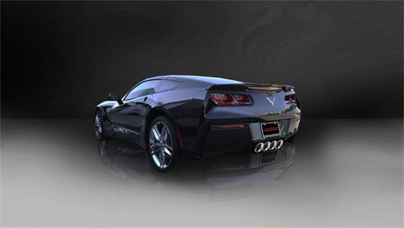Corsa 2014-2019 Corvette C7 Coupe 6.2L V8 AT/MT 2.75in Valve-Back Dual Rear Exit Polished Xtreme Exh