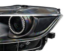 Oracle 15-17 Ford Mustang Dynamic RGB+A Pre-Assembled Headlights - Black Edition - ColorSHIFT-5