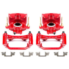 Power Stop 07-16 Cadillac Escalade Rear Red Calipers w/Brackets - Pair