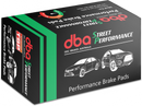 DBA 03-06 EVO / 04-09 STi / 03-07 350Z Track Edition/G35 w/ Brembo SP500 Rear Brake Pads-3