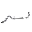 MBRP 11-14 Ford 6.7L F-250/350/450 4in Filter Back Single Side Exit Alum and Down Pipe Exhaust-1