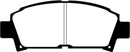 EBC 93-95 Toyota MR2 2.0 Turbo Yellowstuff Front Brake Pads-1