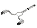 Borla 2018 Ford Mustang GT 5.0L AT/MT 3in ATAK Catback Exhaust Black Chrome Tips w/ Valves-1