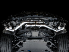 AWE Tuning 2020 Chevrolet Corvette (C8) Track Edition Exhaust - Quad Diamond Black Tips - 0