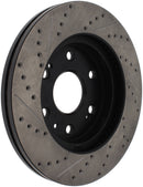 StopTech 05-10 GMC Sierra 1500 (w Rear Drum) / 07-09 GMC Yukon Front Right Slotted & Drilled Rotor-2