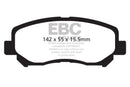 EBC 12+ Mazda CX-5 2 Ultimax2 Front Brake Pads-1