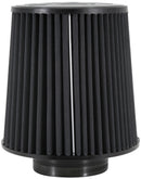 K&N Universal Rubber Filter-Round Tapered 4in Flange ID x 8in Base OD x 6.625in Top OD x 8in H-6