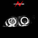 ANZO 2000-2004 Infiniti I30 Projector Headlights w/ Halo Chrome-5