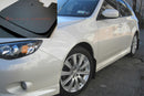 Rally Armor 08-10 Subaru WRX / 08-11 Impreza 2.5i (Hatch/Sedan) Basic Black Mud Flap w/Black Logo-1