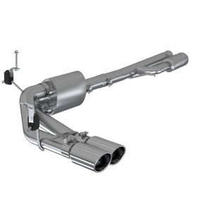 MBRP 2019+ Chevrolet Silverado 1500 4.5L/5.3L Pre-Axle Dual Side Exit w/ 4in OD Tip- T304