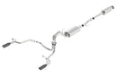Borla 15-17 Ford F-150 2.7L/ 3.5L EcoBoost/ 5.0L V8 Rear Exit S-Type Catback Exhaust Black Chrome-1