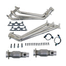 BBK 10-11 Camaro V6 Long Tube Exhaust Headers With Converters - 1-5/8 Chrome-1