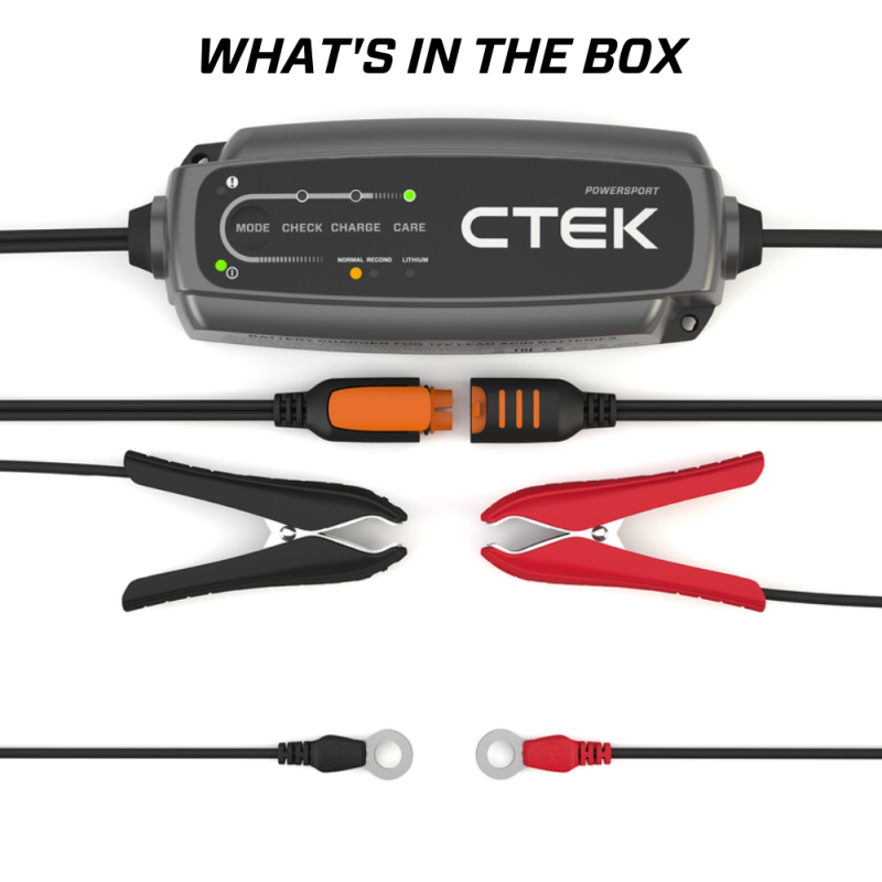 CTEK Battery Charger - CT5 Powersport - 2.3A - 0