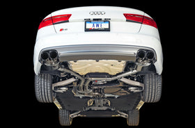 AWE Tuning Audi C7 / C7.5 S6 4.0T Touring Edition Exhaust - Diamond Black Tips - 0