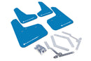 Rally Armor 12-19 Ford Focus ST / 16-19 RS Nitrous Blue UR Mud Flap w/White Logo-1