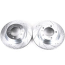 Power Stop 16-21 Toyota Land Cruiser Front Evolution Drilled & Slotted Rotors - Pair-1