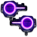 Oracle 21-22 Ford Bronco Headlight Halo Kit w/DRL Bar - Base Headlights ColorSHIFT -w/RF Controller-1