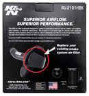 K&N Universal Rubber Filter Round Tapered 6in Flange ID x 7.5in Base OD x 5.25in Top OD x 8in Height-2