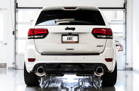 AWE Tuning 2020 Jeep Grand Cherokee SRT Track Edition Exhaust - Diamond Black Tips - 0