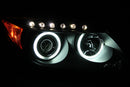 ANZO 2005-2010 Scion Tc Projector Headlights w/ Halo Black (CCFL)-4