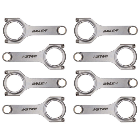 Manley Chevy Small Block LS Series 6.125in H Beam Connecting Rod Set