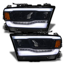 Oracle 19-21 Dodge RAM 1500 RGB+W Headlight DRL Upgrade Kit- Reflector LED Headlights - ColorSHIFT+W-1