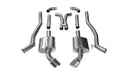 Corsa 2011-2015 Chevrolet Camaro SS 6.2L V8 Manual Polished Xtreme 3in Cat-Back-1