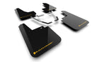 Rally Armor 24-26 Subaru Crosstrek (Wilderness Only) Black UR Mudflap W/Wild-Orange Logo No Drill Re-1