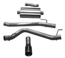 Corsa 20-25 Jeep Gladiator JT 3.6L Single Side Exit Cat-Back Exhaust System w/ Single 4in Black Tip-4