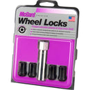 McGard Wheel Lock Nut Set - 4pk. (Tuner / Cone Seat) M12X1.5 / 13/16 Hex / 1.24in. Length - Black-1