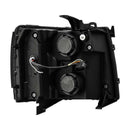 AlphaRex 07-13 Chevy 1500HD PRO-Series Proj Headlight Plank Style Gloss Blk w/Activ Light/Seq Signal-1
