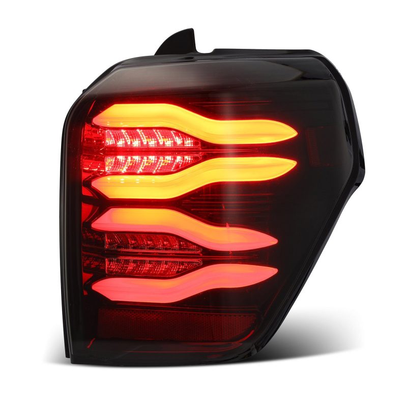 AlphaRex 10-21 Toyota 4Runner PRO-Series LED Tail Lights Jet Black - 0