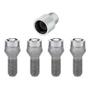 McGard Wheel Lock Bolt Set - 4pk. (Cone Seat) M14X1.25 / 17mm Hex / 27.3mm Shank Length - Chrome-1