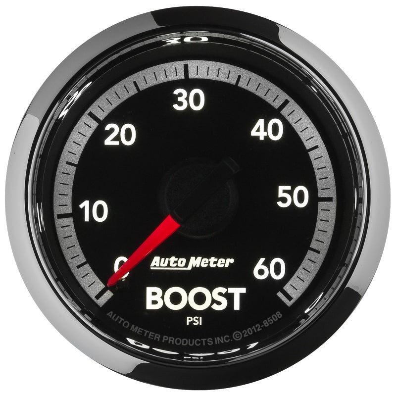 Autometer Gen4 Dodge Factory Match 52.4mm Mechanical 0-60 PSI Boost Gauge - 0