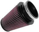 K&N Universal Clamp-On Air Filter 4in FLG / 6in B / 4in T / 7in H-2