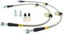 StopTech 90-93 Acura Integra / 90-91 Honda CRX Si Rear Disc Rear SS Brake Lines-1