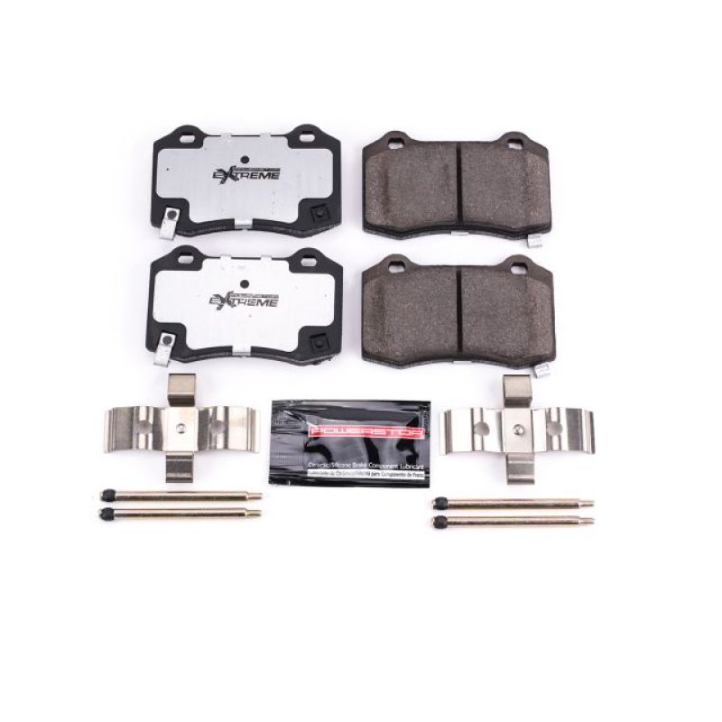 Power Stop 12-23 Dodge Charger Rear Z26 Extreme Street Brake Pads w/Hardware