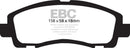EBC 09-14 Acura TL 3.5 Yellowstuff Front Brake Pads-1