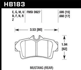 Hawk HP+ Street Brake Pads - 0