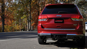 Corsa 2014-2021 Jeep Grand Cherokee Summit Edition Black 2.5in Dual Rear Exit Cat-Back Exhaust - 0